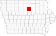 Franklin County Map Iowa Locator