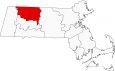 Franklin County Map Massachusetts Locator
