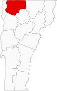 Franklin County Map Vermont Locator