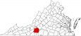 Franklin County Map Virginia Locator