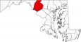 Frederick County Map Maryland Locator
