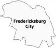 Fredericksburg City Map Virginia