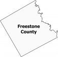 Freestone County Map Texas