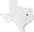 Freestone County Map Texas Locator