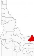 Fremont County Map Idaho Locator
