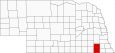 Gage County Map Nebraska Locator