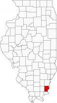 Gallatin County Map Illinois