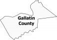 Gallatin County Map Kentucky