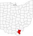 Gallia County Map Ohio Locator
