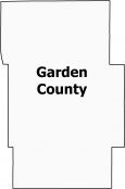 Garden County Map Nebraska