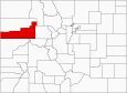 Garfield County Map Colorado Locator
