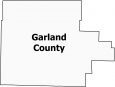 Garland County Map Arkansas