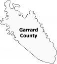 Garrard County Map Kentucky