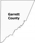 Garrett County Map Maryland