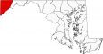 Garrett County Map Maryland Locator
