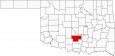 Garvin County Map Oklahoma Locator