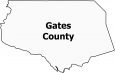 Gates County Map North Carolina