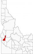 Gem County Map Idaho Locator