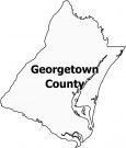 Georgetown County Map South Carolina