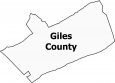 Giles County Map Virginia