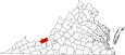 Giles County Map Virginia Locator
