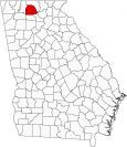 Gilmer County Map Georgia Locator
