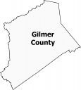 Gilmer County Map West Virginia