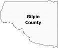 Gilpin County Map Colorado