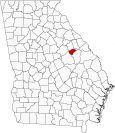 Glascock County Map Georgia Locator