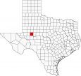 Glasscock County Map Texas Locator