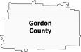 Gordon County Map Georgia