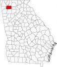 Gordon County Map Georgia Locator
