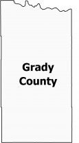 Grady County Map Oklahoma