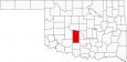 Grady County Map Oklahoma Locator