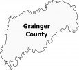 Grainger County Map Tennessee