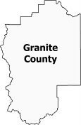 Granite County Map Montana