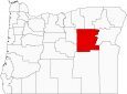 Grant County Map Oregon Locator