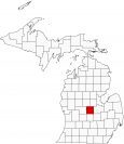Gratiot County Map Michigan Locator