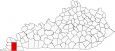 Graves County Map Kentucky Locator