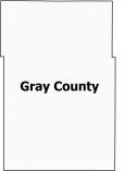 Gray County Map Kansas