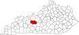 Grayson County Map Kentucky Locator