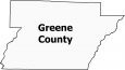 Greene County Map Arkansas