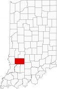 Greene County Map Indiana Locator