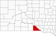 Gregory County Map South Dakota Locator