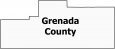Grenada County Map Mississippi