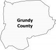 Grundy County Map Tennessee