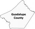 Guadalupe County Map Texas