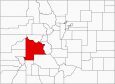Gunnison County Map Colorado Locator