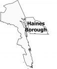 Haines Borough Map Alaska