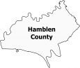 Hamblen County Map Tennessee